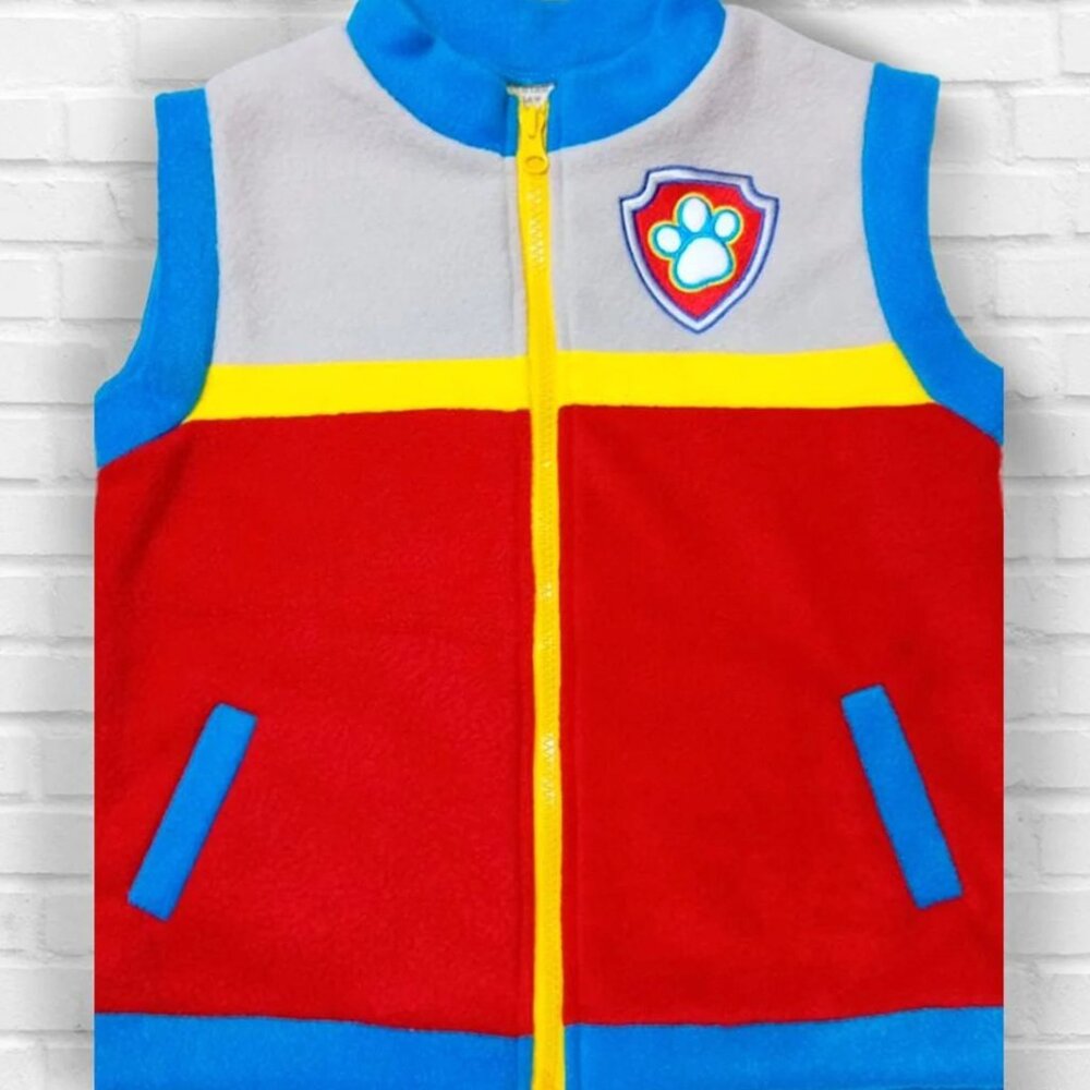 Halloween Paw Patrol Adult Ryder Costume (Mask and Vest).